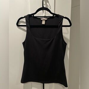 Black H&M Square Neck Tank Top